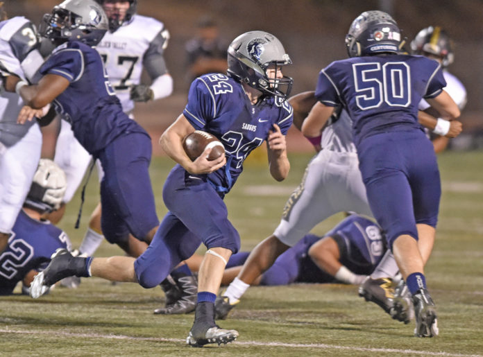Cents stay perfect behind ground game